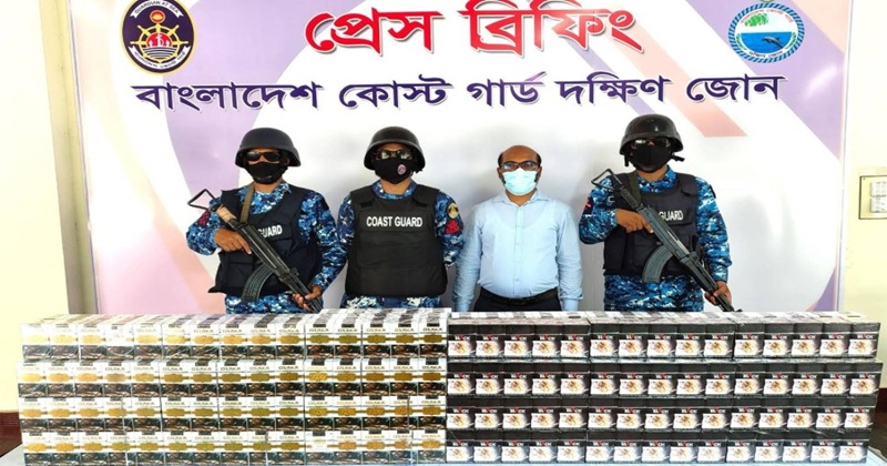 ভোলায় যৌথ অভিযানে নকল সিগারেট জব্দ, শুল্ক ফাঁকির অভিযোগ